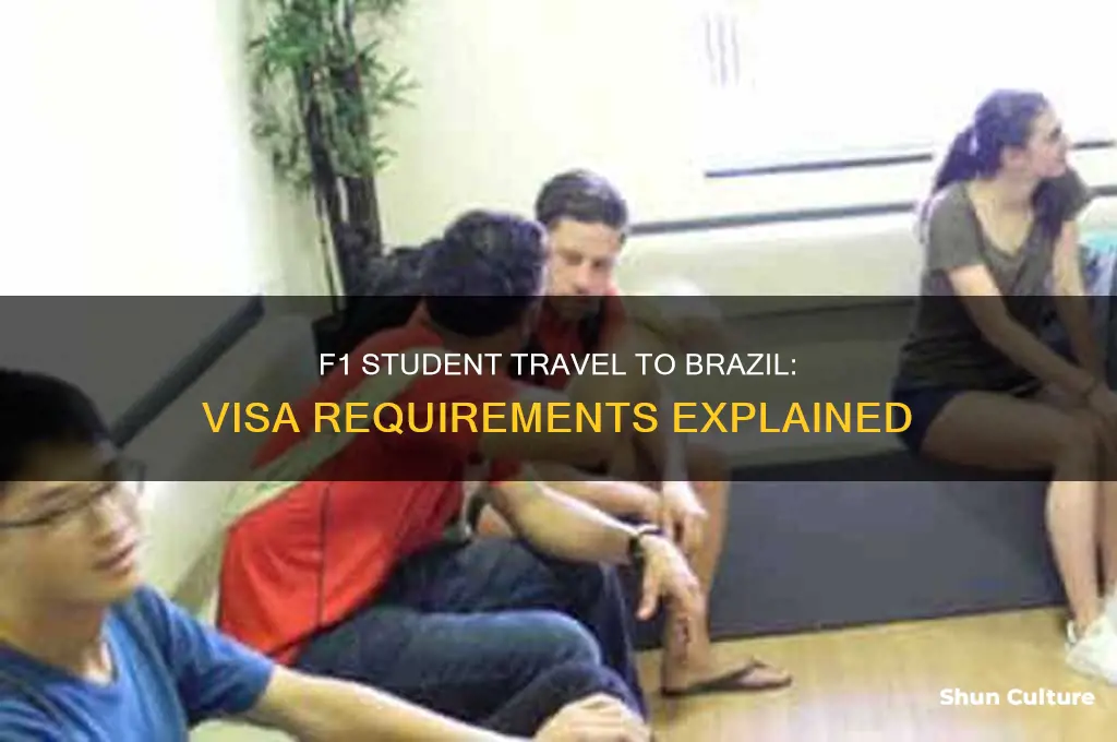 can f1 students travel to brazil without visa