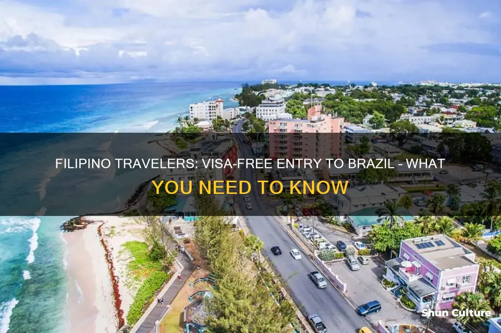 can filipino travel to brazil without visa