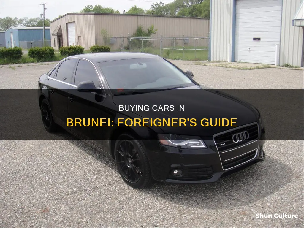 can foreigner buy car in brunei