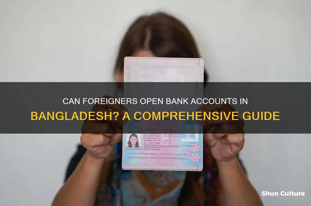 can foreigner open bank account in bangladesh