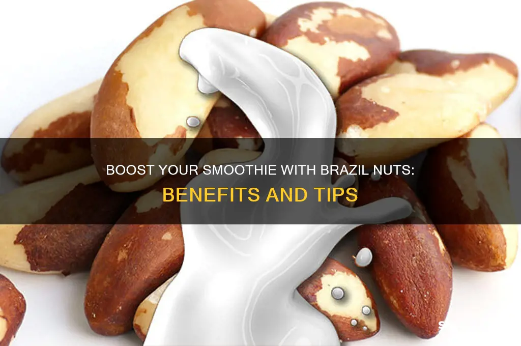 can I add brazil nuts to a smoothie