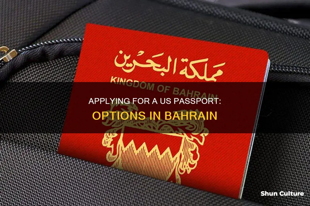 can I apply for a us passport in bahrain