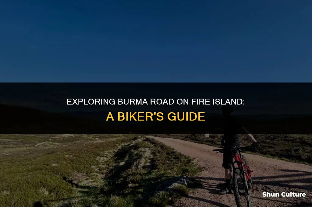 can I bike on burma road fire island