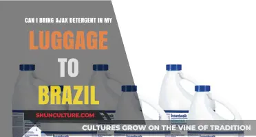 Traveling to Brazil: Can You Pack Ajax Detergent in Your Luggage?