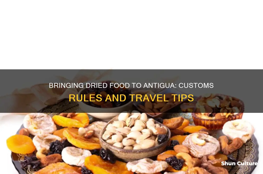 can I bring dried food into antigua