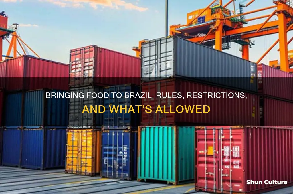 can I bring food into brazil