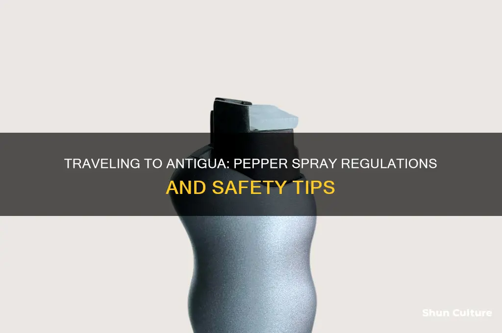 can I bring pepper spray to antigua