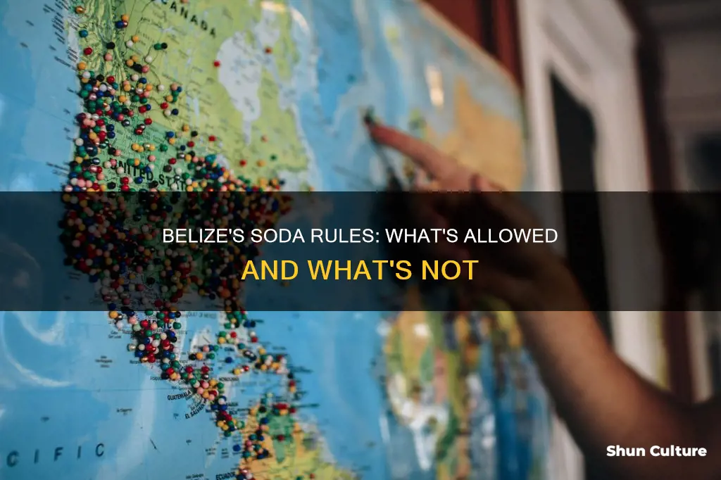 can I bring soda into belize