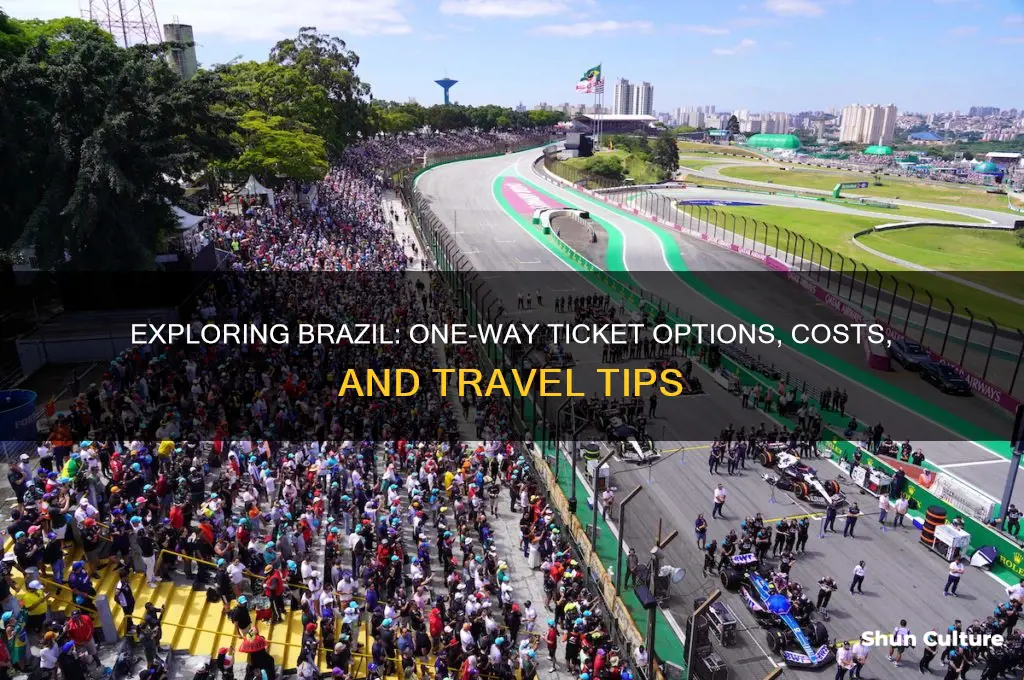can I buy a one way ticket to brazil
