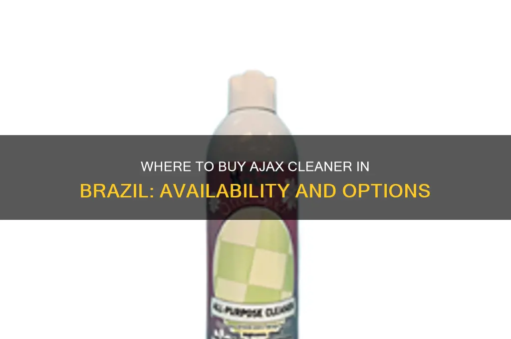 can I buy ajax cleaner in brazil