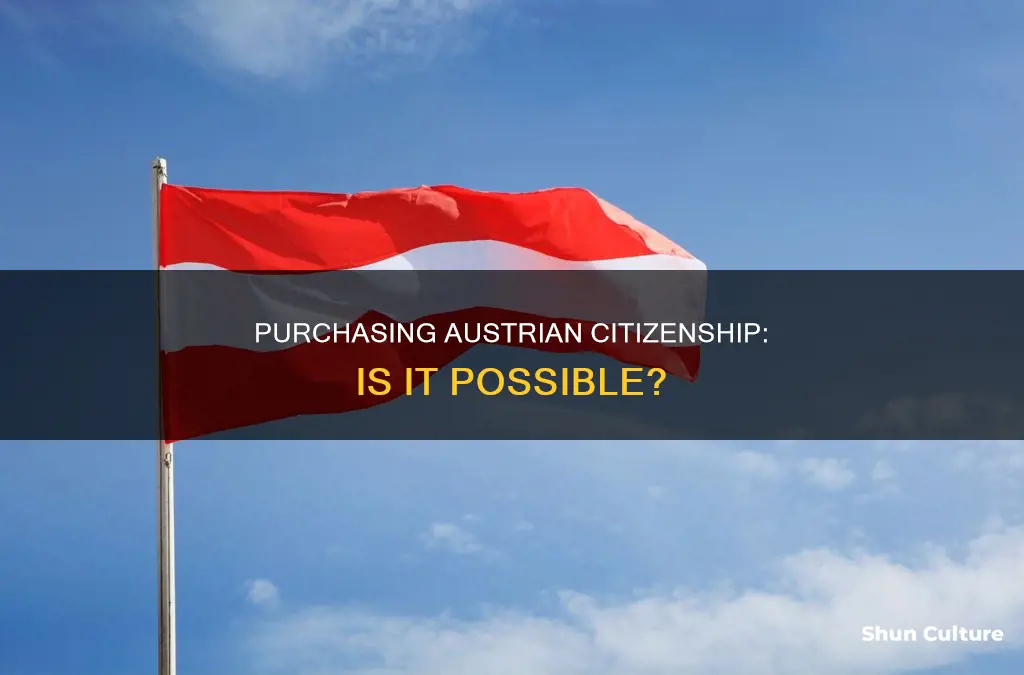 can I buy austrian citizenship