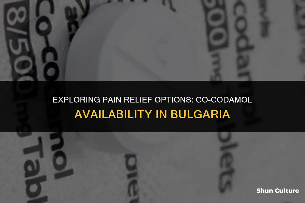 can I buy co codamol in bulgaria
