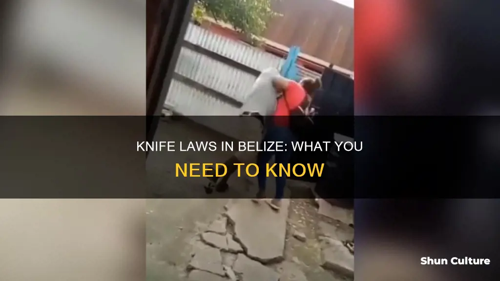 can I carry a knife in belize