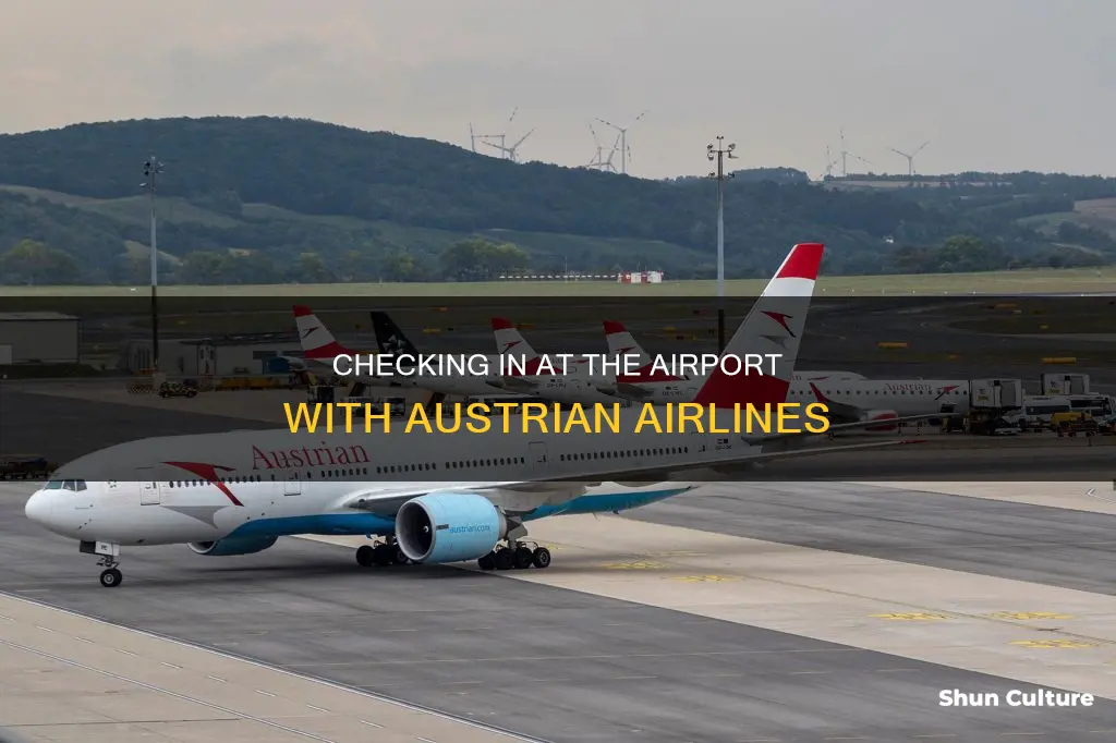 can I check in at the airport austrian airlines