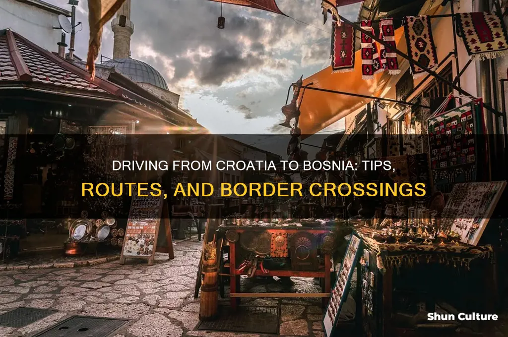 can I drive from croatia to bosnia