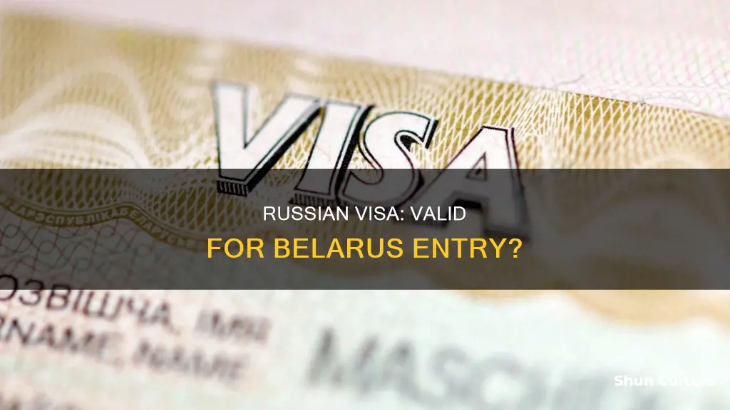 can I enter belarus with russian visa