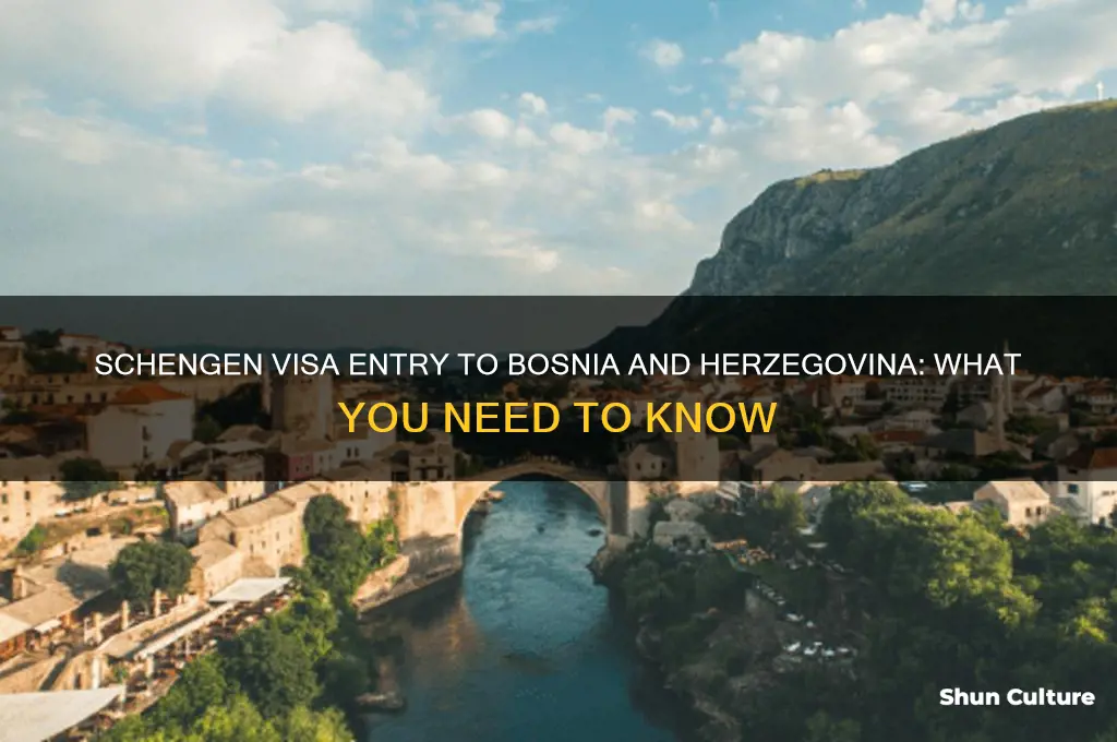 can I enter bosnia and herzegovina with schengen visa