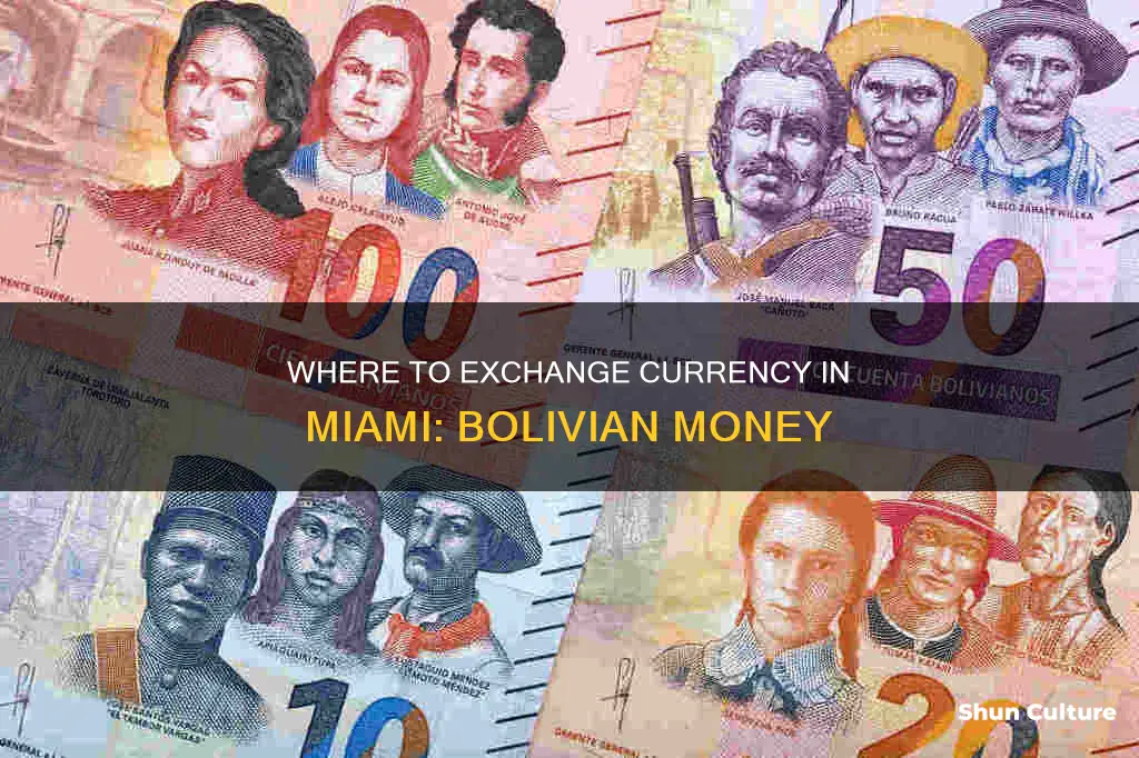 can I exchange money for bolivian money in miami florida