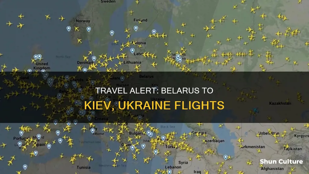 can I fly from belarus to kiev ukraine