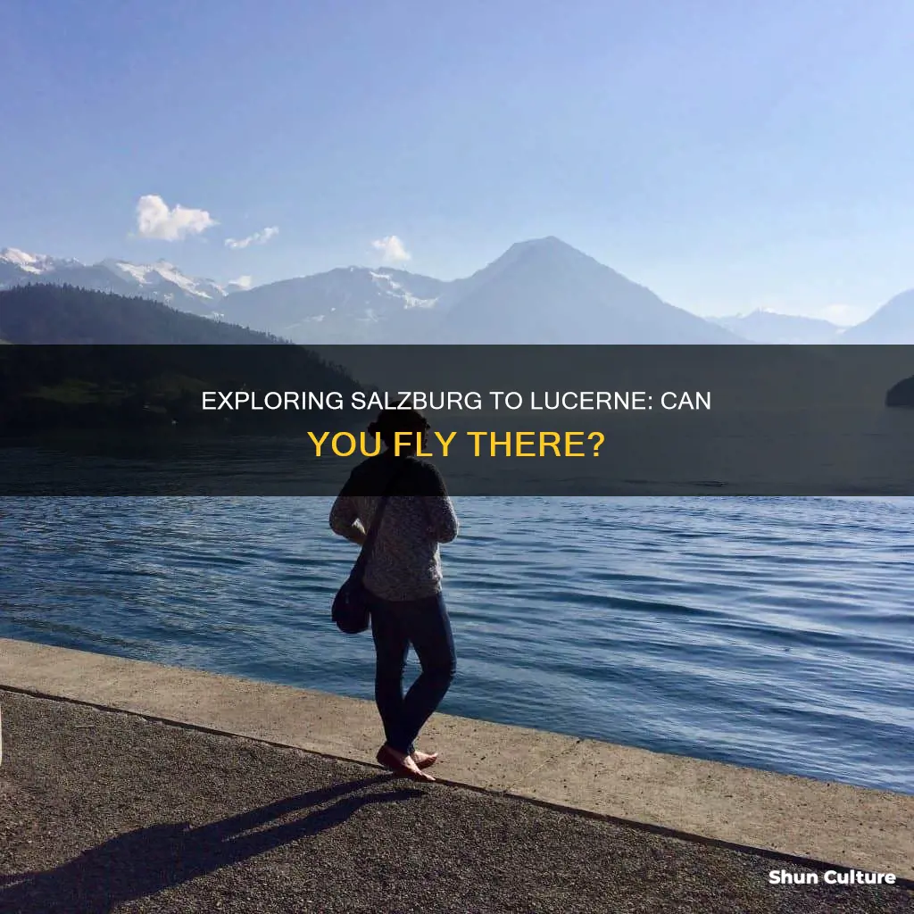 can I fly from salzburg austria to lucern switzerland