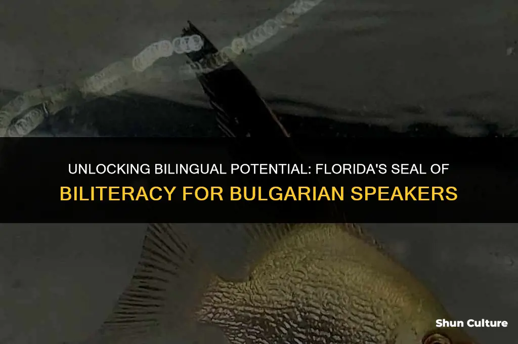 can I get a florida seal of biliteracy for bulgarian