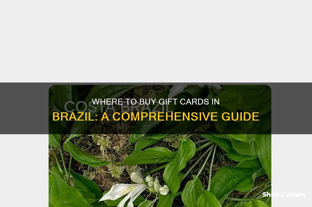 can I get a gift card in brazil