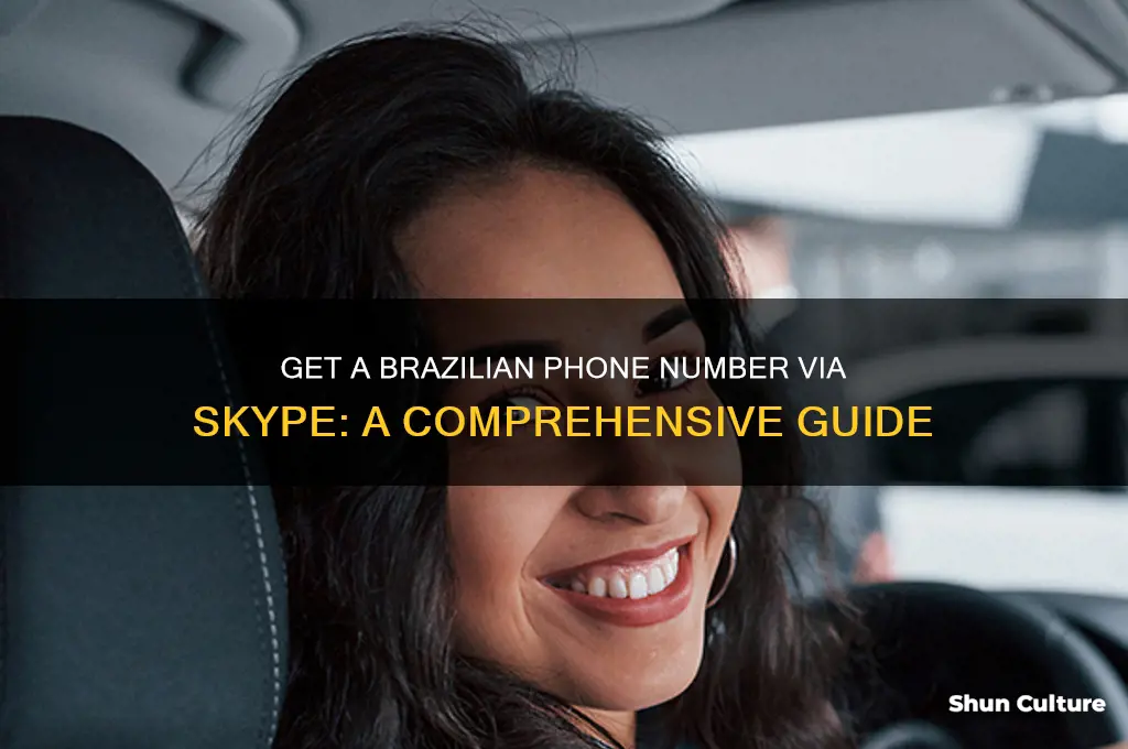 can I get a phone number with skype in brazil