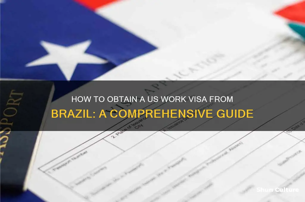 can I get a work visa from brazil to usa