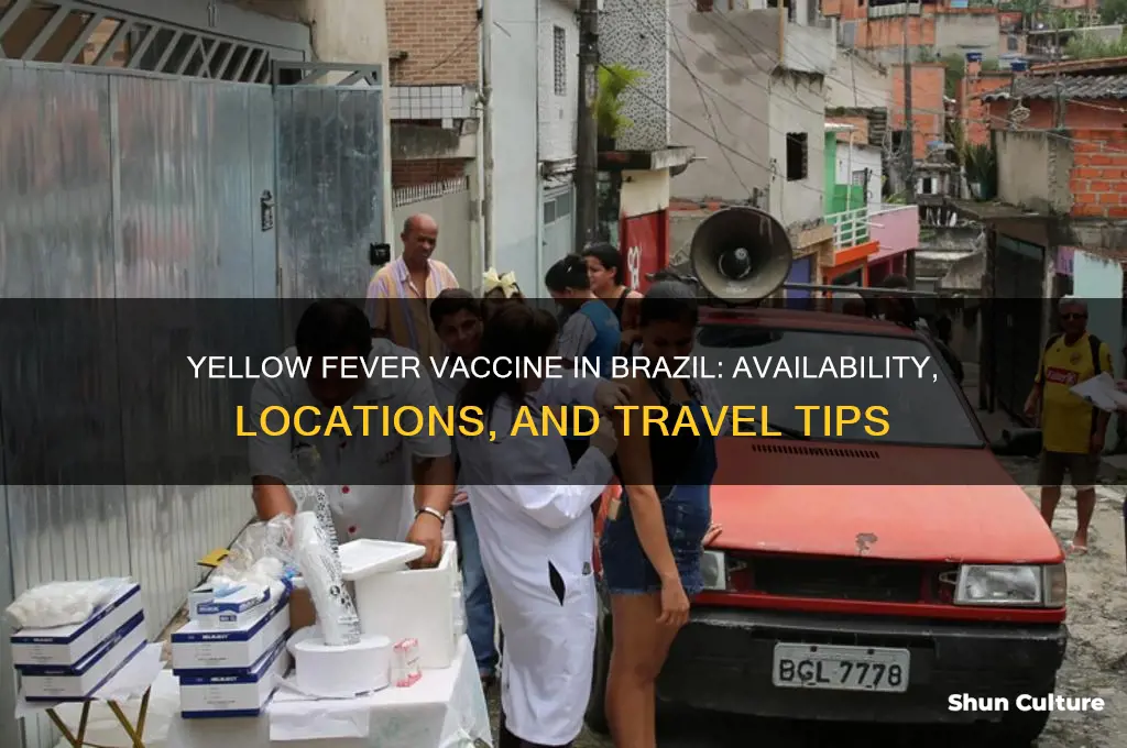 can I get a yellow fever vaccine in brazil