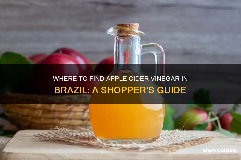 can I get apple cider vinegar in brazil