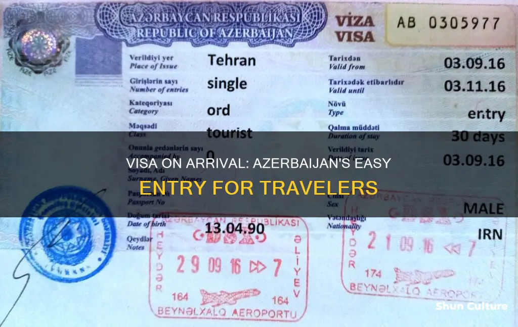 can I get visa on arrival in azerbaijan