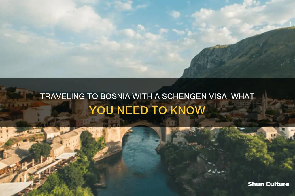 can I go to bosnia with a schengen visa