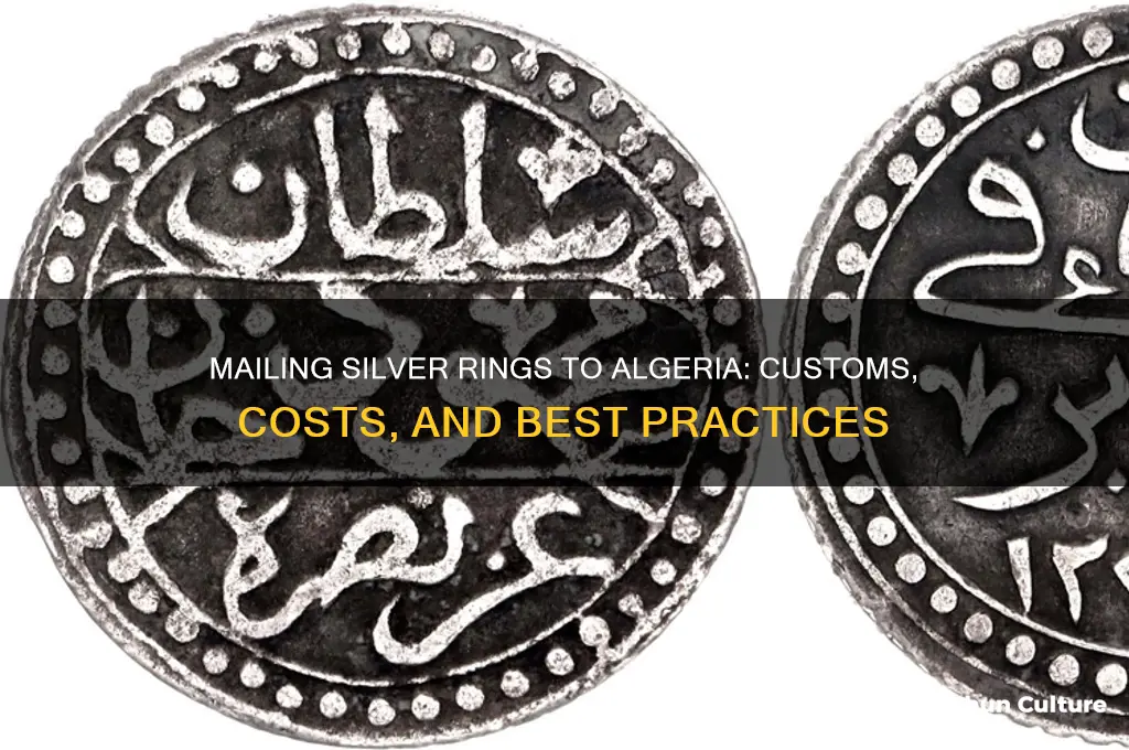 can I mail silver ring to algeria