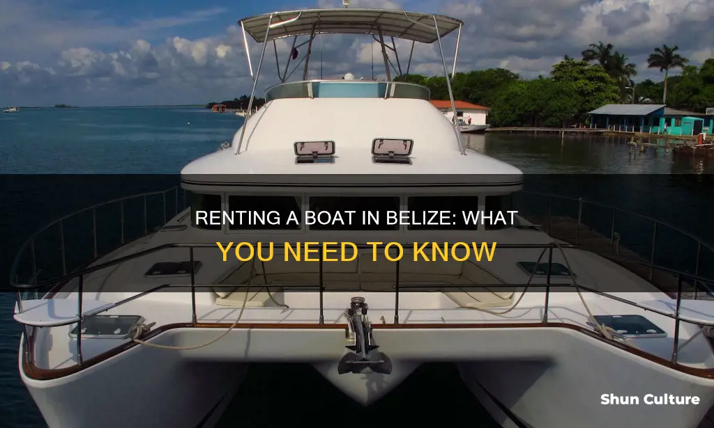 can I rent a boat in belize