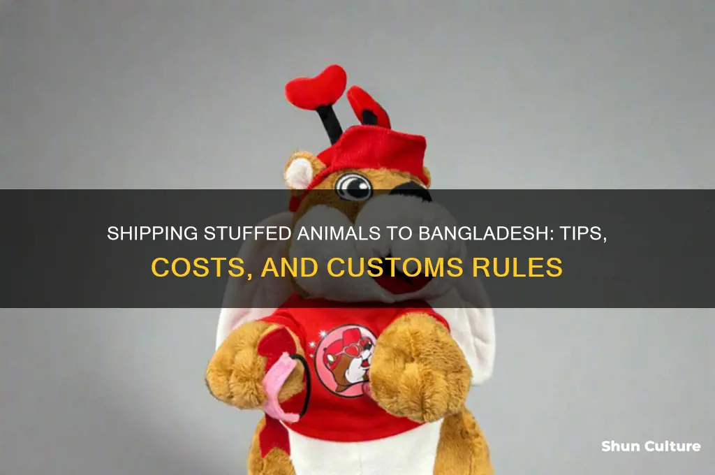 can I send a stuffed animal to bangladesh