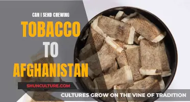 Shipping Restrictions: Navigating the Complexities of Sending Chewing Tobacco to Afghanistan