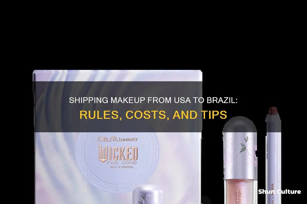 can I send make up to brazil from united states