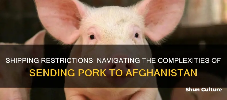 can I send pork to afghanistan