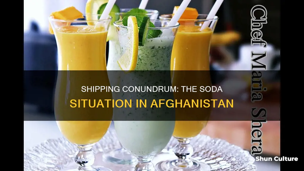 can I send soda to afghanistan