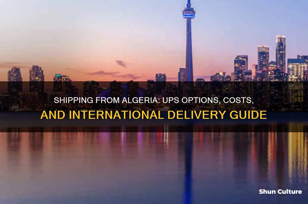 can I send ups from algeria