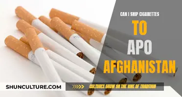 Shipping Restrictions to APO Addresses in Afghanistan: Understanding the Rules for Cigarettes and Tobacco Products