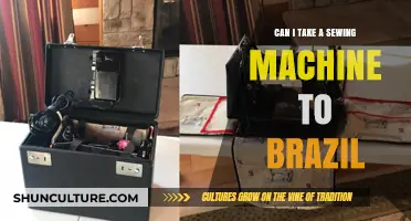 Traveling to Brazil? Tips for Bringing Your Sewing Machine Along