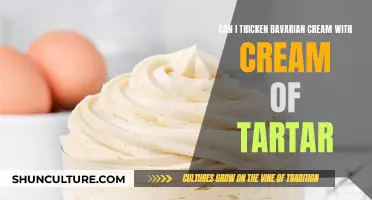 Thickening Bavarian Cream: Cream of Tartar's Role