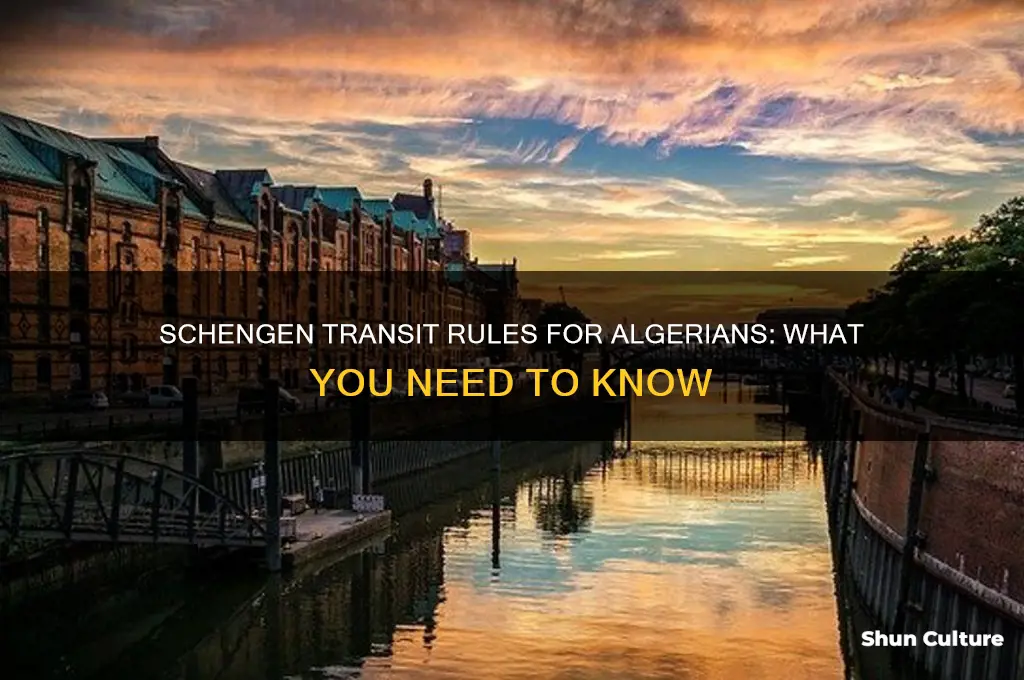can I transit in schengen countries as an algerian