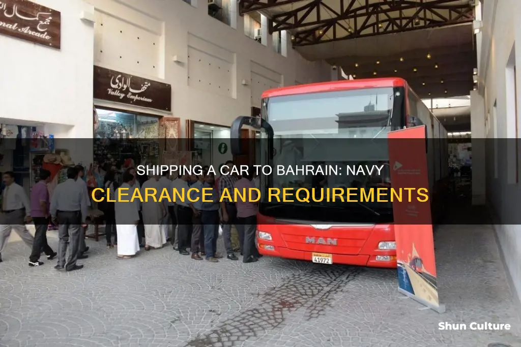 can I transport my car to bahrain navy