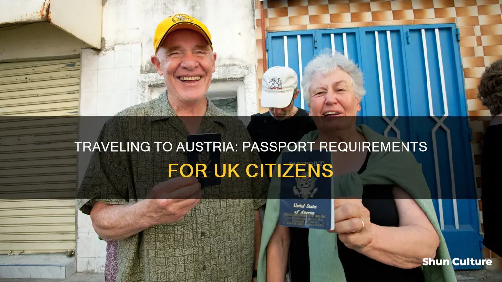 can I travel to austria from uk without a passport