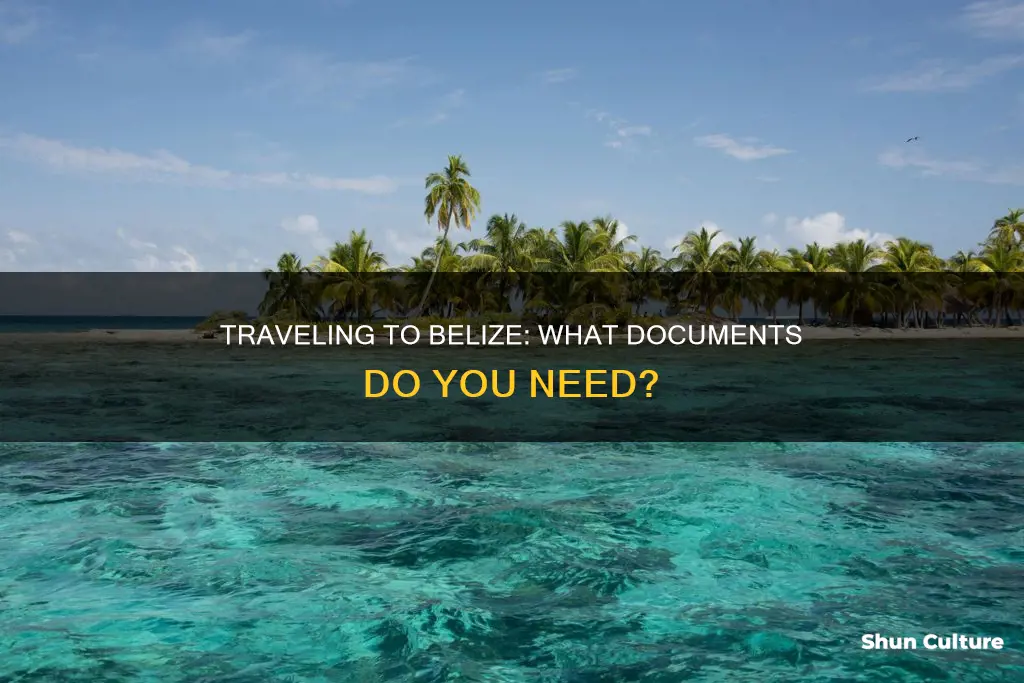 can I travel to belize with passport and marriage license