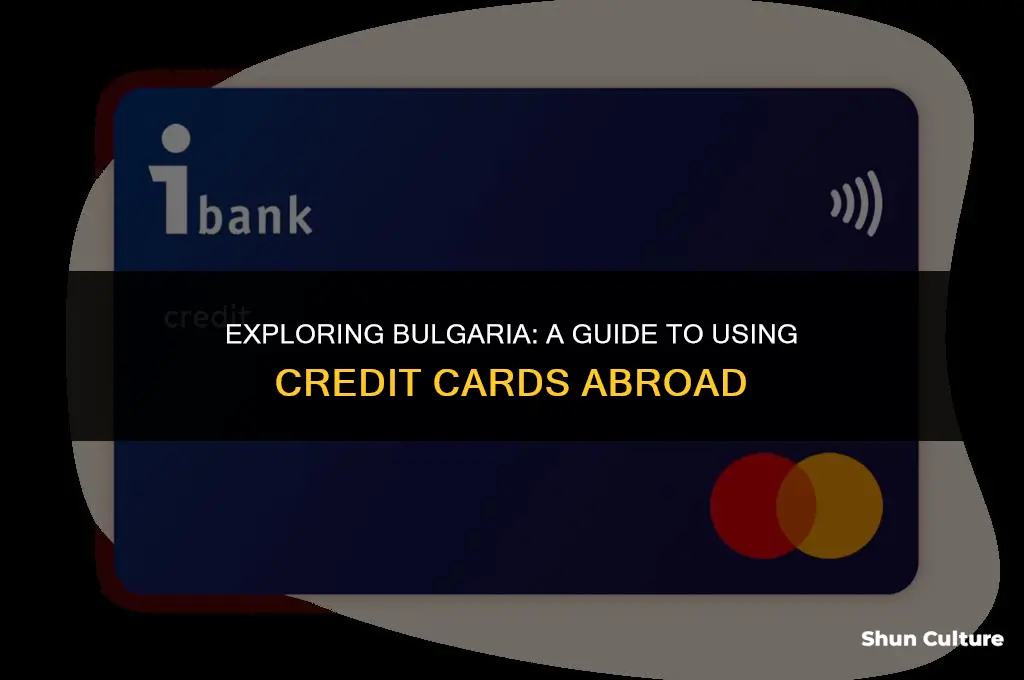 can I use a credit card in bulgaria
