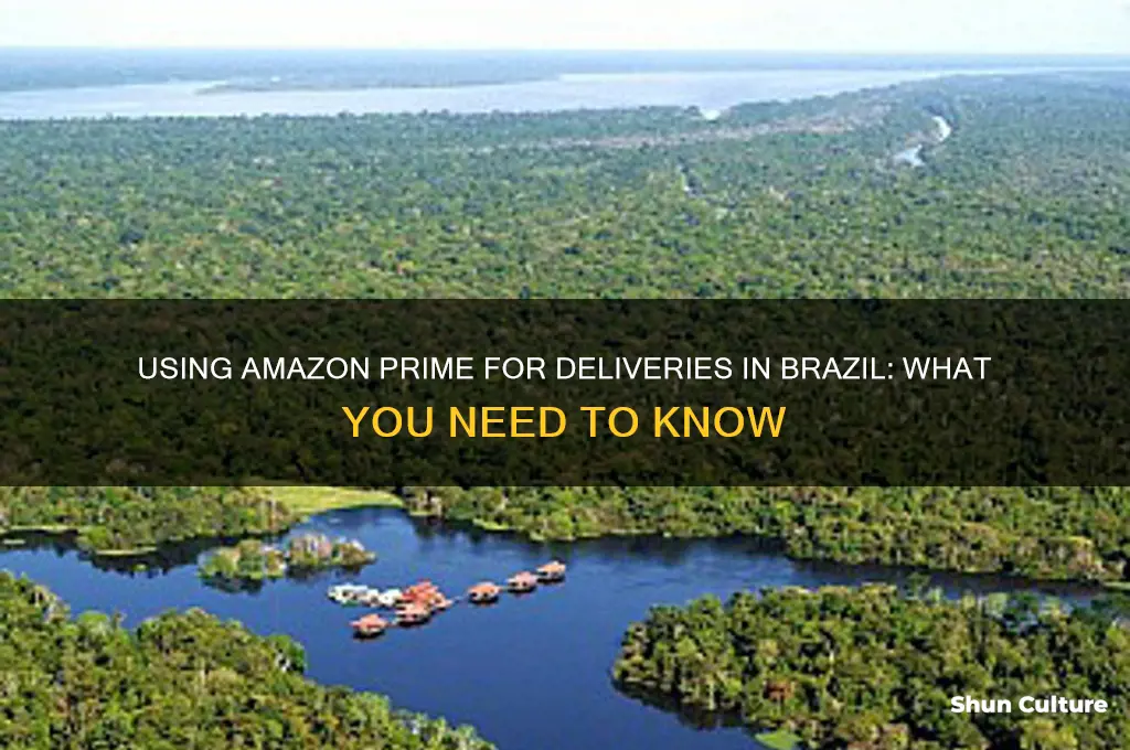 can I use my amazon prime to delivery in brazil
