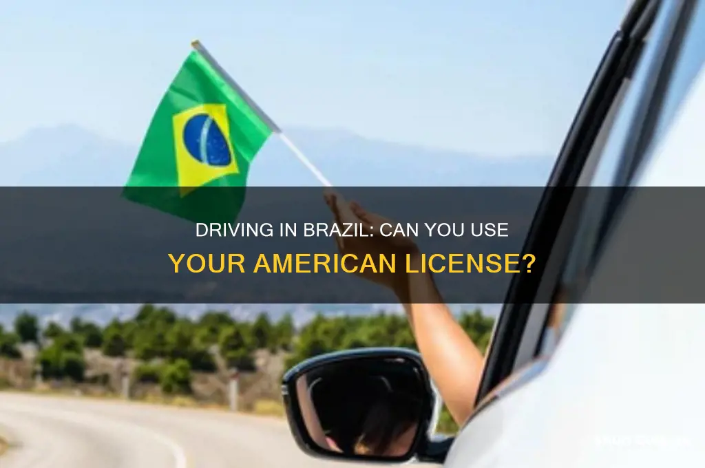 can I use my american drive license in brazil